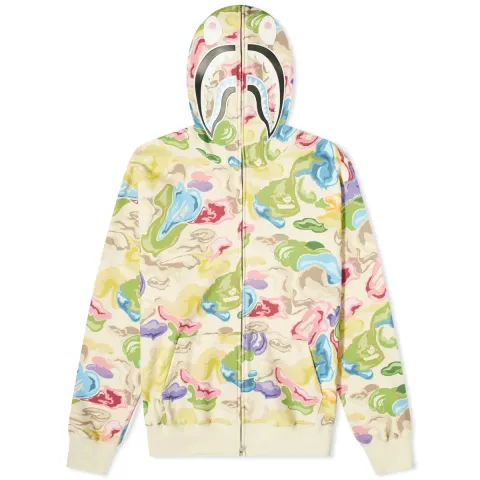 Bape Art Camo Shark Hoodie