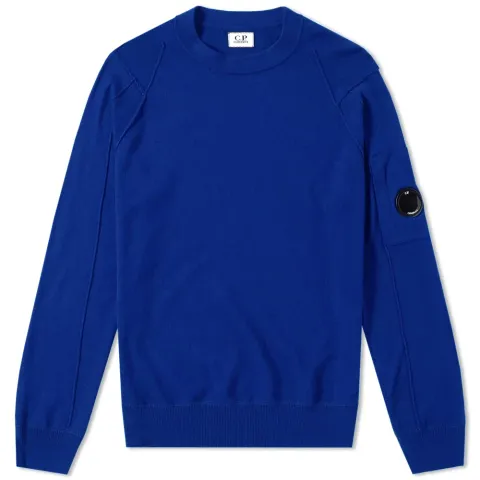 Sea Island Cotton Arm Lens Crew Knit
