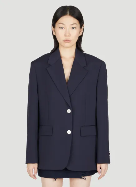 Wool Mohair Suit Blazer