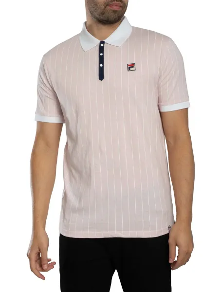 Fila Classic Vintage Striped Polo Shirt