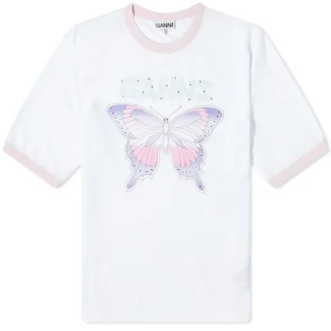 Butterfly Logo Fitted T-Shirt
