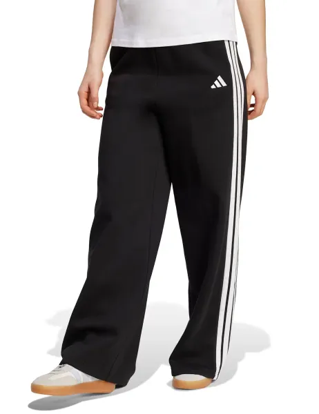 Adidas 3-Stripes Fleece Wide Leg Joggers