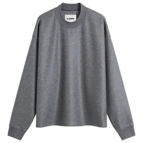 Melton Wool Crew Sweat