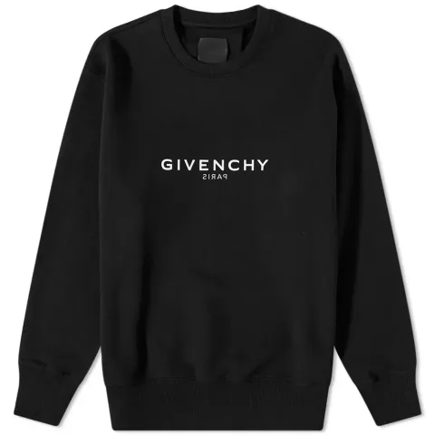 Reverse Print Classic Crew Sweat