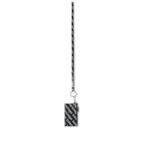 Repeat Logo Lanyard Wallet