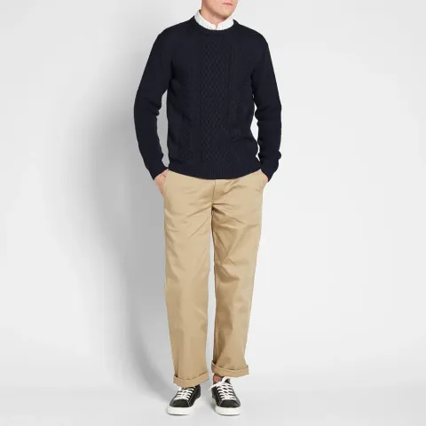 Cable Crew Knit