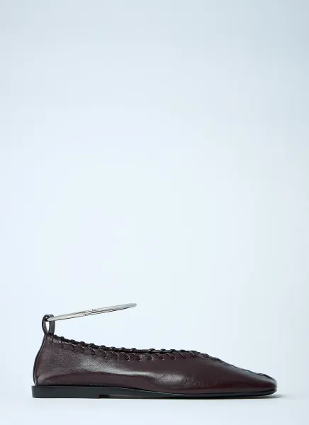 Leather Ballerina Flats
