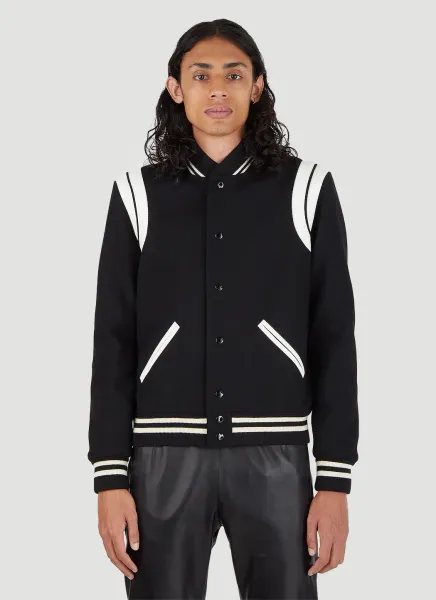 Teddy Varsity Bomber Jacket