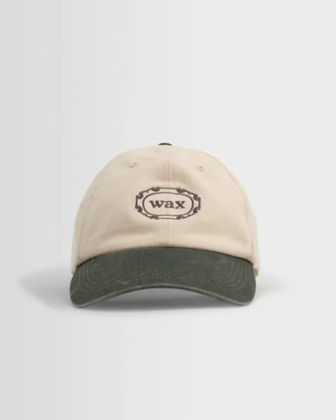 Spencer - Ecru and Khaki Cotton Sports Cap