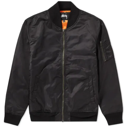 Flight Satin Bomber Jacket