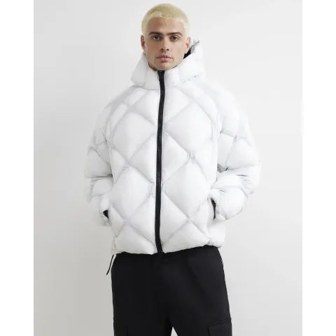 River Island Diamond Quilted Puffer Jacket