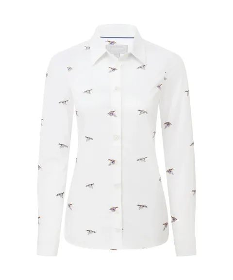 Schöffel Country Norfolk Shirt - Painted Mallard