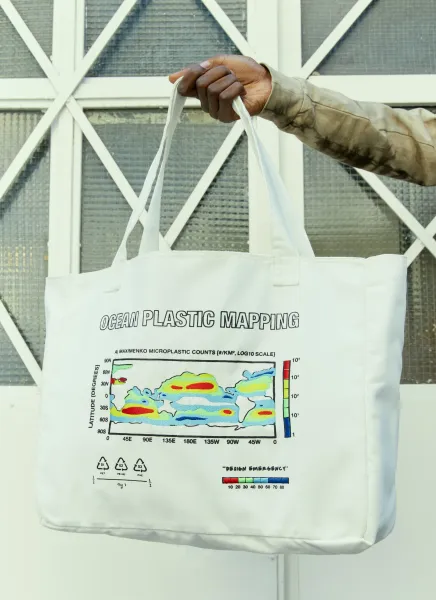 Ocean Mapping Tote Bag