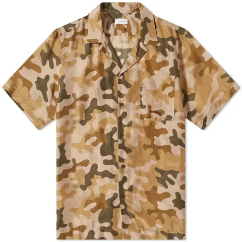 Carltone Camo Print Vacation Shirt