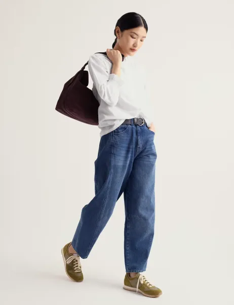 Seasalt Cornwall Cotton Rich Relaxed Frill Detail Shirt White