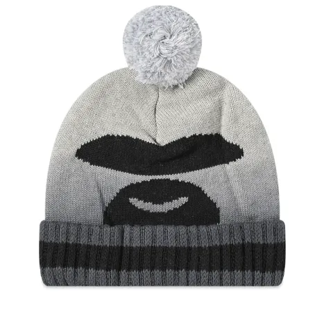 AAPE Moon Face Bobble Beanie