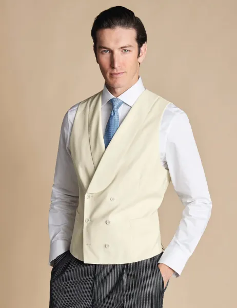 Charles Tyrwhitt Pure Wool Double Breasted Waistcoat