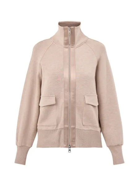 Roxbury Zip Through Taupe Marl