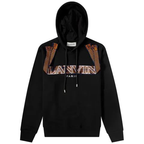 Curb Lace Embroidered Popover Hoodie