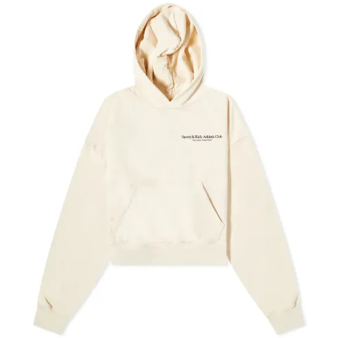 Athletic Cropped Hoodie