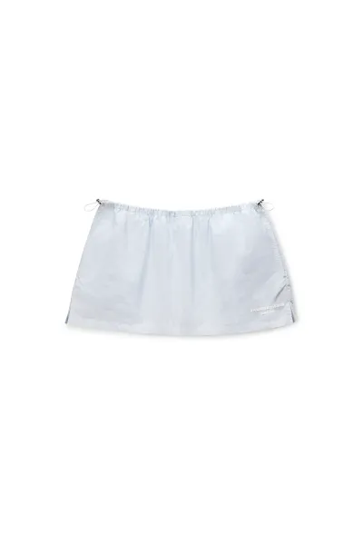 Mid-Rise Mini Skort with Bungee Drawcord
