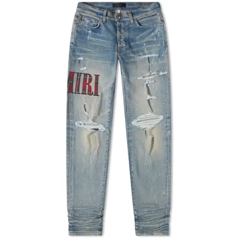 Flannel Core Logo Jeans