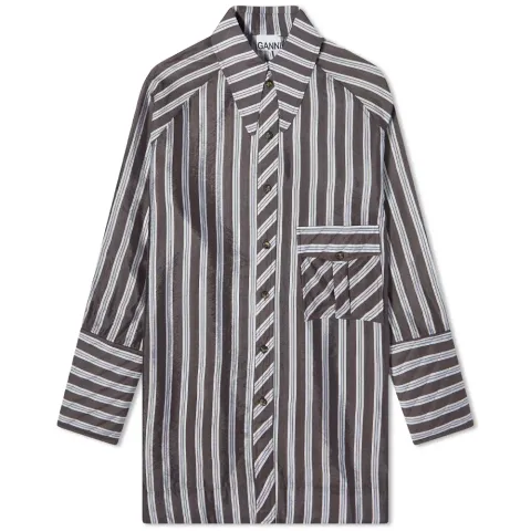 Longline Striped Shirt