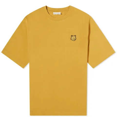 Tonal Fox Head Patch Oversize T-Shirt