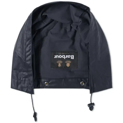 Waxed Cotton Plain Hood