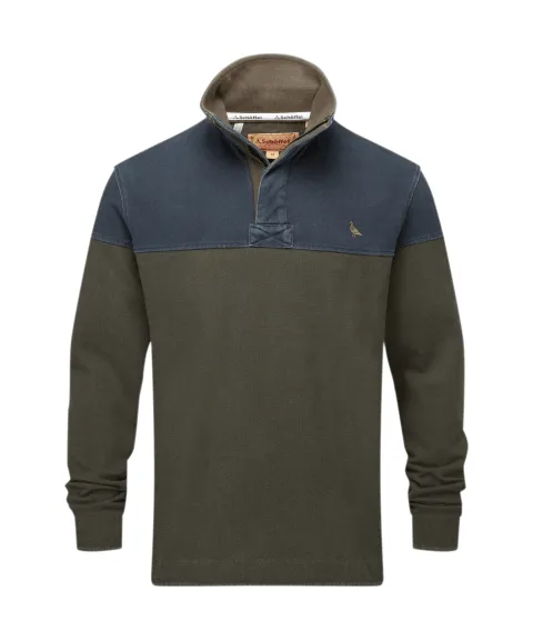 Schöffel Country Helford Heritage Sweatshirt - Peat Green Ptarmigan