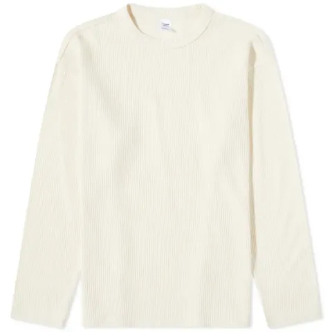 Natural Dye Waffle Crew Sweat