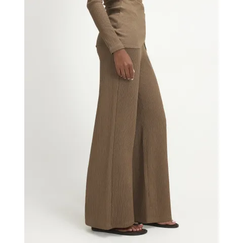 River Island Textured Wide Leg Trousers