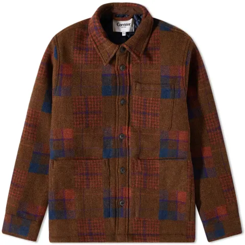 Wool Patchwork Jacket