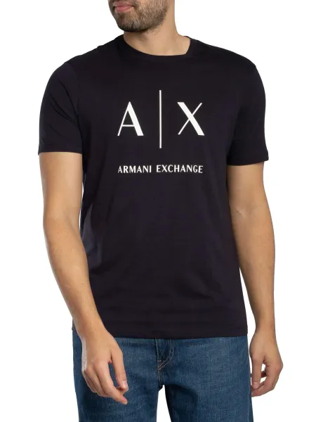 Armani Exchange Big Logo Graphic Slim T-Shirt
