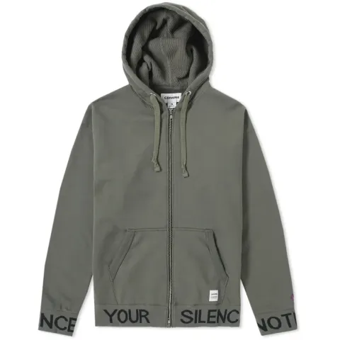 x Slam Jam Military Zip Hoody