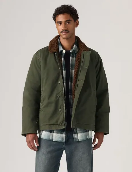 Levi's Levi's Regular Fit Pure Cotton Utility Jacket Khaki Mix