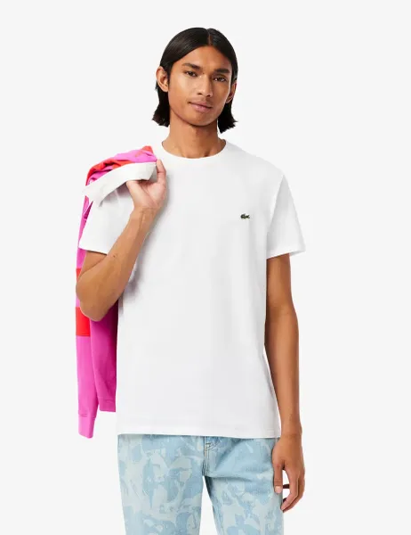 Lacoste Pure Pima Cotton T-Shirt White