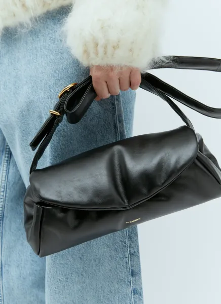 Small Cannolo Padded Shoulder Bag