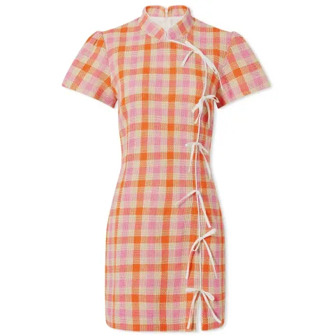 Harlow Check Mini Dress