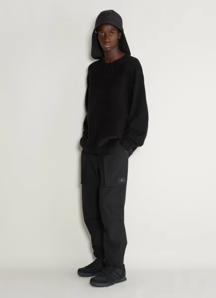 Wool-And-Mohair-Blend Knit Sweater