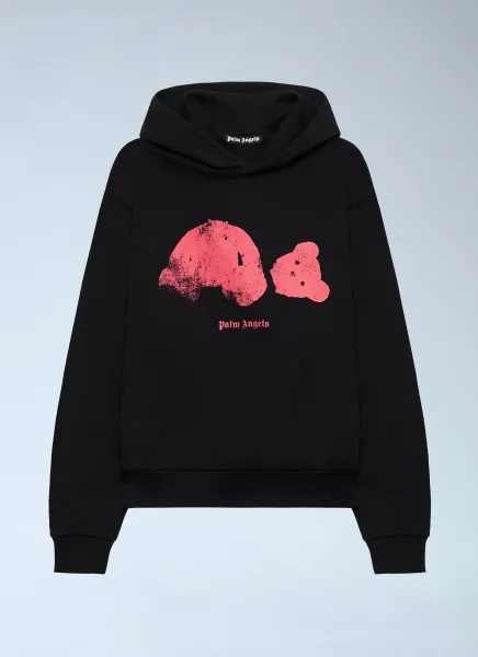 Spray Broken Bear Hooded Sweatshirt