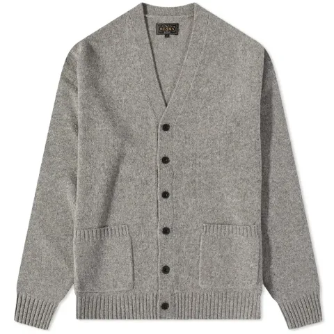 7G Elbow Patch Cardigan
