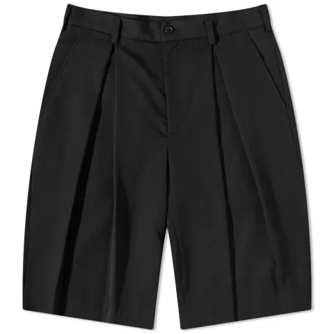 Wool Garbardine Shorts