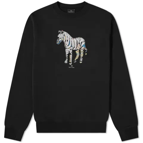 Zebra Print Crew Sweat