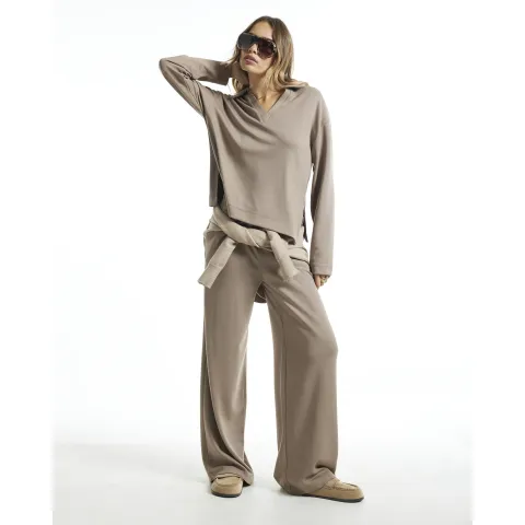 River Island Premium High Waisted Wide Leg Joggers