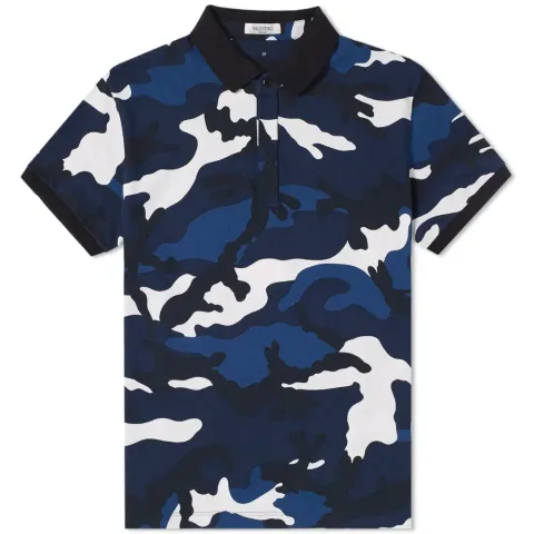 Camo Print Polo