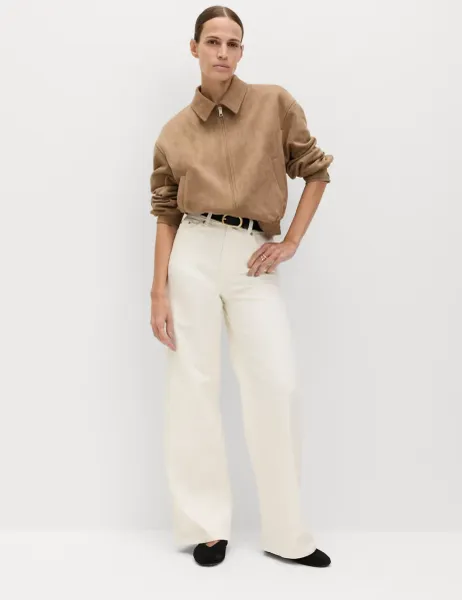 Marks & Spencer The Wide-Leg Jeans Ivory