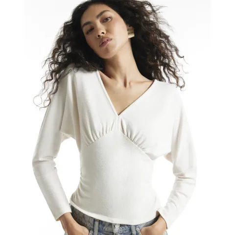 River Island Cosy Long Sleeve Batwing Top