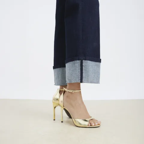 Wide Fit Closed Back Open Toe Heels
