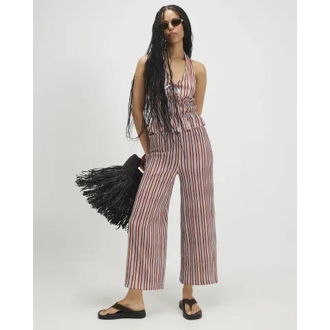 River Island Stripe Textured Culottes